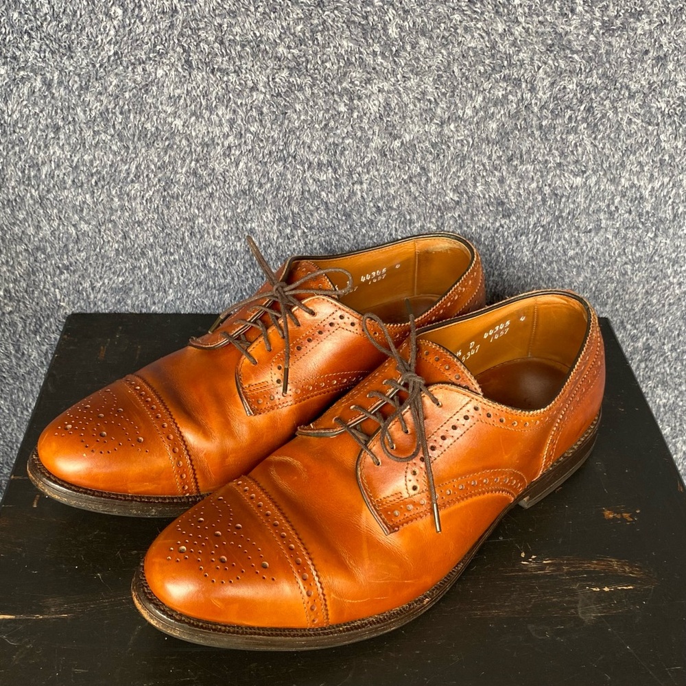 ALLEN EDMONDS Sanford Cap Toe Oxford Lace-up Dress Shoes